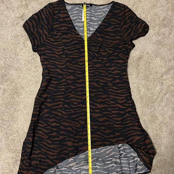 NWT Madewell Zebra Print Dress- Size 12 - Picture 12 of 16